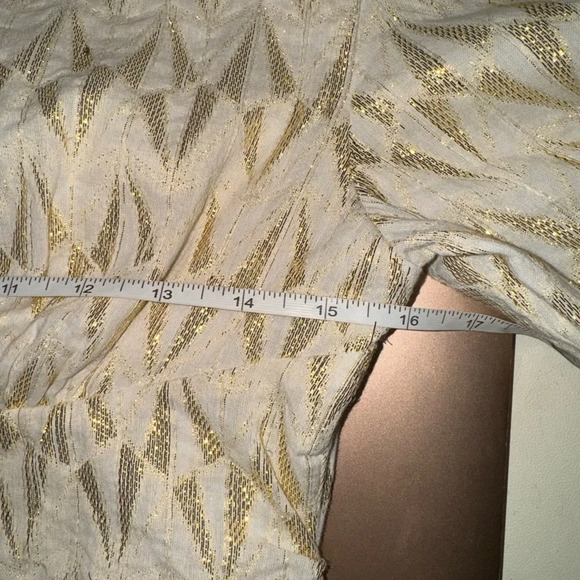 Rhode Donna Dress in Cream Metallic XS - Picture 6 of 6